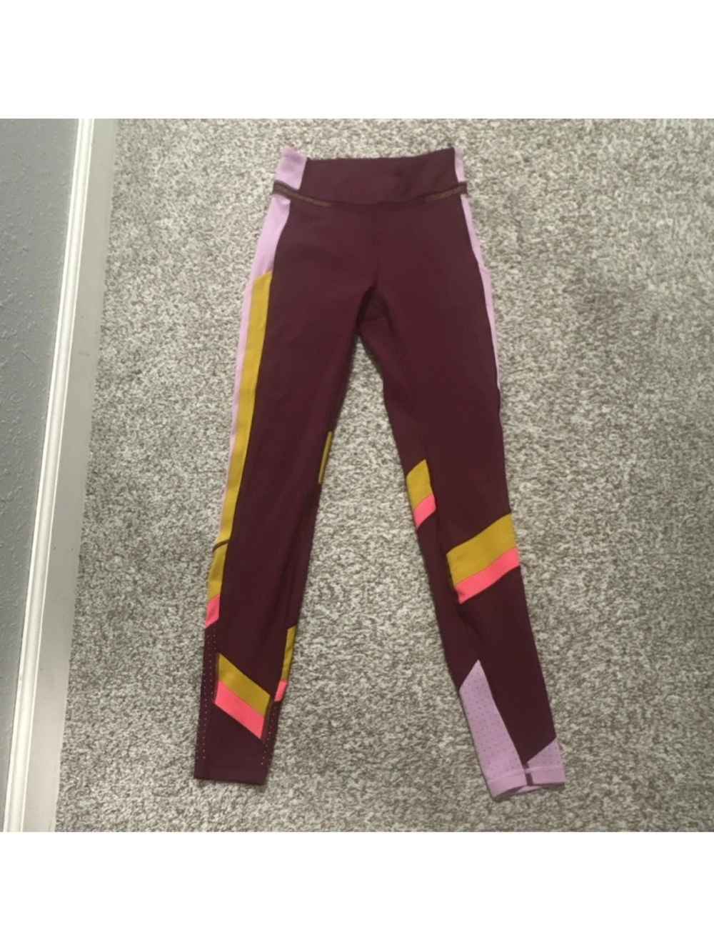 Lululemon Roksanda color block limited edition high rise 4 Athletic Leggings -